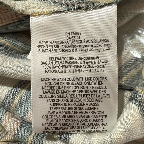 BCBGeneration Faux Wrap Striped Blouse - Picture 10 of 10